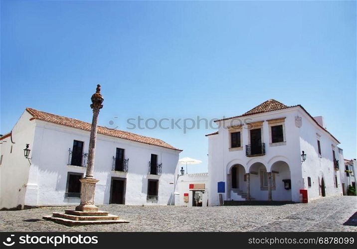 square in old village, Monsaraz, Portugal