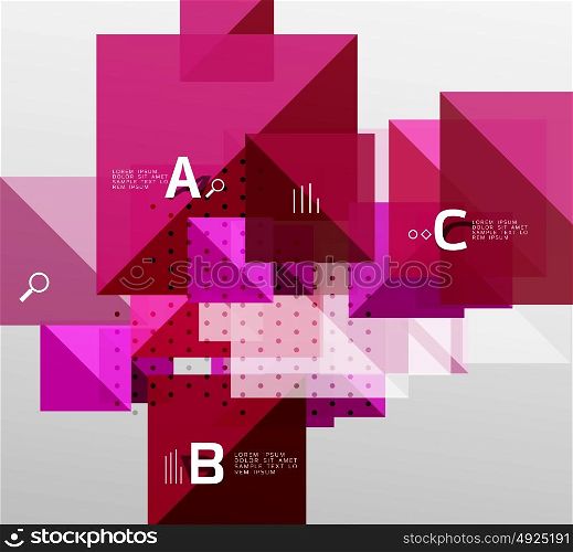 Square infographic banner.. Square infographic banner. Vector template background for workflow layout, diagram, number options or web design