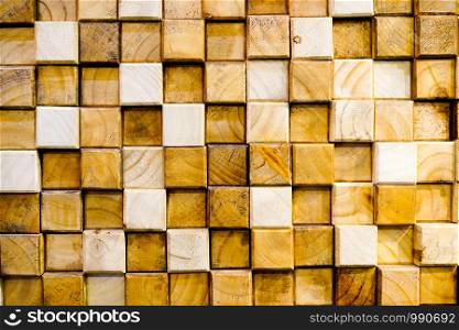 Square wood abstract background