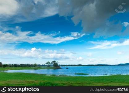 Sri Lanka Lake, Sri lanka landscape, Trees on water, Trees on lake