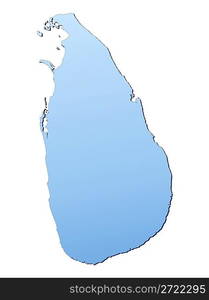 Sri Lanka map