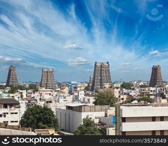 Sri Menakshi Temple. Madurai, Tamil Nadu, India