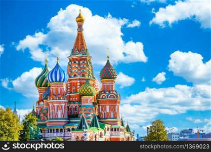 St. Basil&rsquo;s Cathedral ancient architecture on Red Square in Moscow City, Beautiful ancient architecture building in Moscow City, St. Basil&rsquo;s Cathedral church Cathedral of Vasily the Blessed, Russia, Bucket list dream destination.