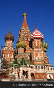 St. Basil&rsquo;s cathedral in Moscow, Russia