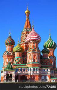 St. Basil's cathedral on Red Square, Moscow