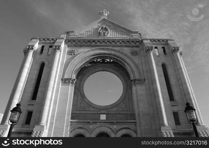 St. Boniface Cathedral - Winnipeg, Manitoba, Canada in winter