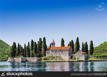 St. George Church on the island, Perast, Montenegro