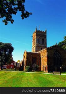St Giles old, anglican church in Northampton, United Kingdom.