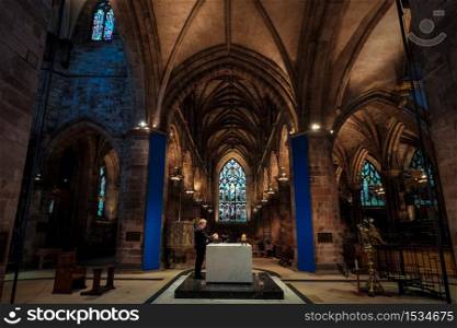 St Giles&rsquo; Cathedral also known as the High Kirk of Edinburgh, is the Church of Scotland in Edinburgh, United kingdom.