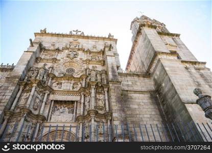 St. James Cathedral in Pontevedra, Galicia, Spain