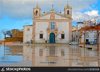 St. Maria church in Lagos the Algarve Portugal