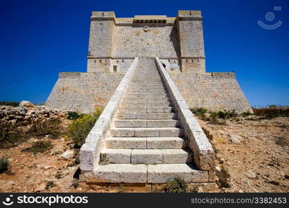 St marija tower on comino island, Malta