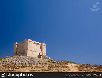 St marija tower on comino island, Malta