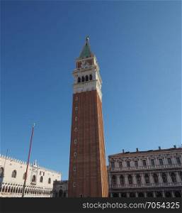 St Mark square in Venice. Piazza San Marco (meaning St Mark square) in Venice, Italy