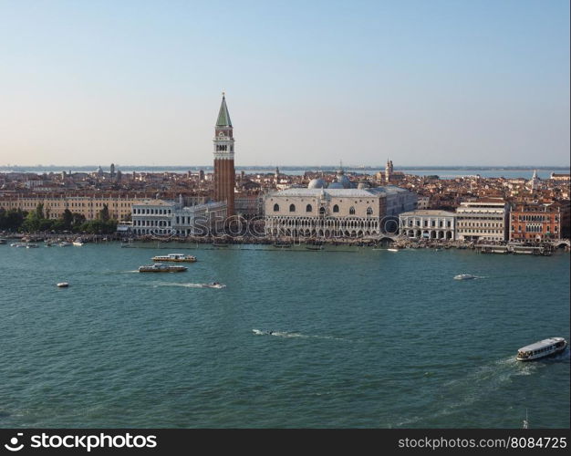 St Mark square in Venice. Piazza San Marco (meaning St Mark square) in Venice, Italy