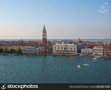 St Mark square in Venice. Piazza San Marco (meaning St Mark square) in Venice, Italy