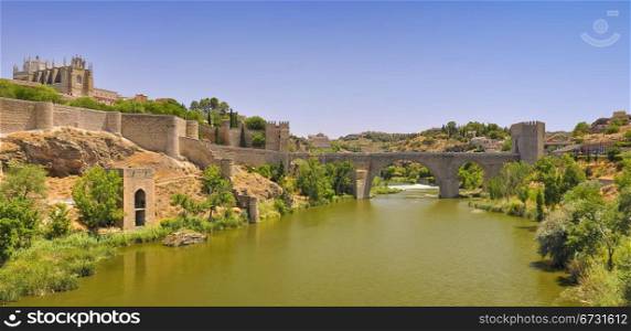 St. Martin bridge, Toledo, Spain.
