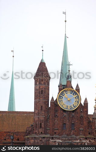 St. Mary&#39;s Basilica, largest brick church in the world, Gdansk, Poland