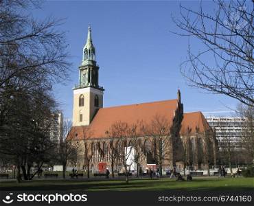St. Mary Church. St. Mary Church, Marienkirche, in berlin, germany