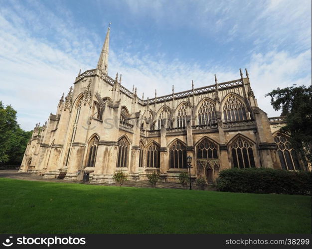 St Mary Redcliffe in Bristol. St Mary Redcliffe Anglican parish church in Bristol, UK