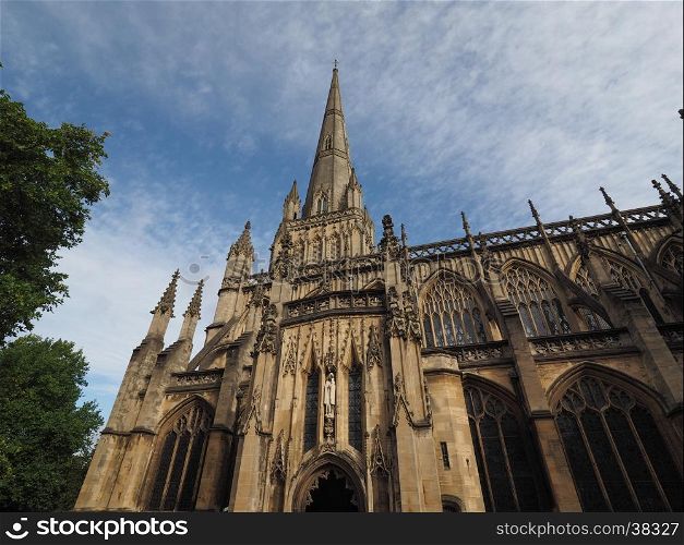 St Mary Redcliffe in Bristol. St Mary Redcliffe Anglican parish church in Bristol, UK