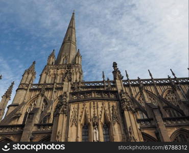 St Mary Redcliffe in Bristol. St Mary Redcliffe Anglican parish church in Bristol, UK