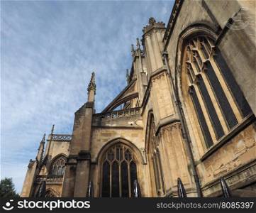 St Mary Redcliffe in Bristol. St Mary Redcliffe Anglican parish church in Bristol, UK