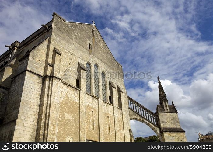 St Michel cathedral tower in bordeaux, france