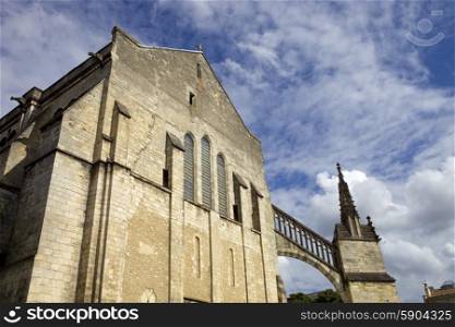 St Michel cathedral tower in bordeaux, france