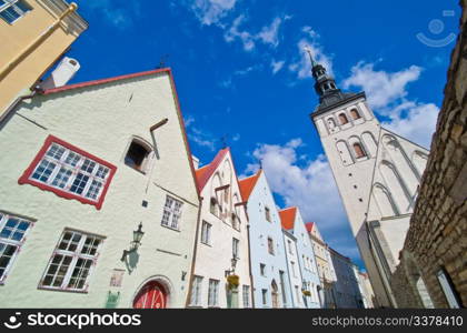 St Nicholas Church. view of the St. Nicholas Church in Tallinn