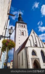St Nicholas Church. view of the St. Nicholas Church in Tallinn