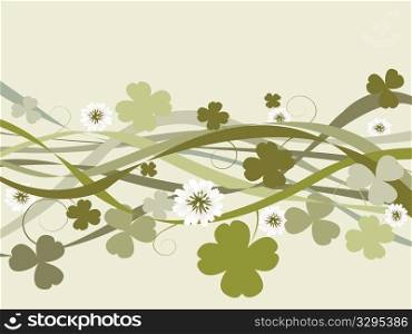 St. Patrick&rsquo;s Day illustration, celebration card