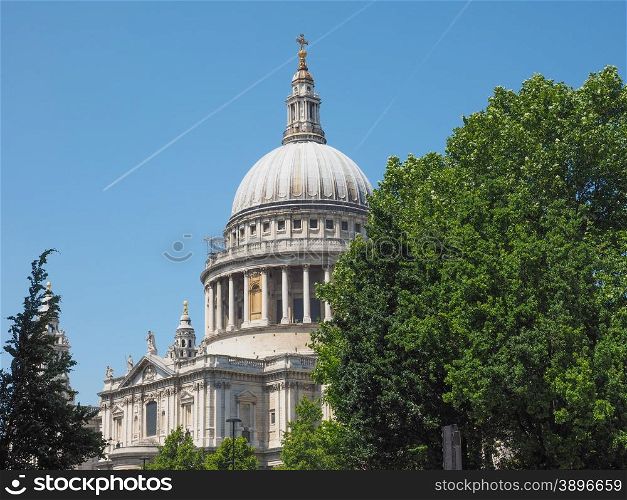 St Paul Cathedral in London. St Paul Cathedral church in London, UK