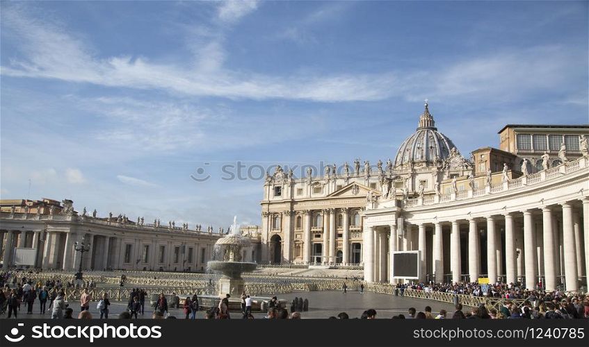 St. Peter basilica in Rome, horizontal image