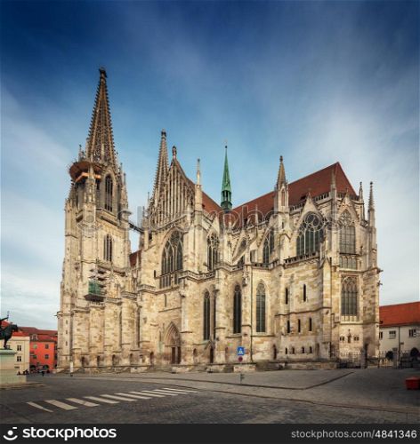 St Peter Cathedral, Regensburg, Bavaria, Germany