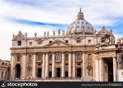 St. Peter&rsquo;s Basilica, St. Peter&rsquo;s Square, Vatican City.