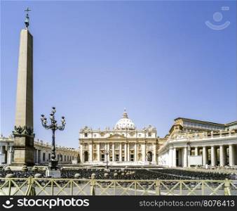 St. Peter's Squar, Vatican, Rome. General view