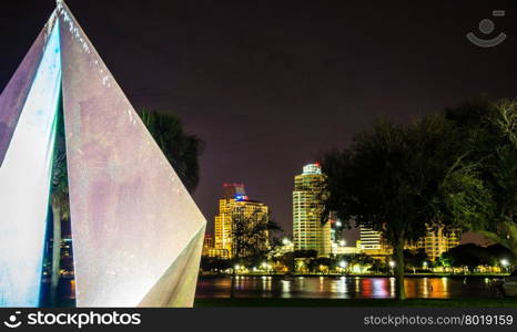 st petersburg florida night scenes from park