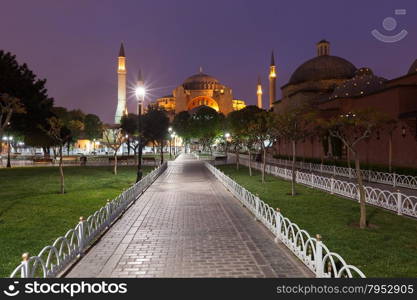 St. Sophia (Hagia Sophia) museum in Istanbul, Turkey