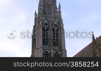 St Walburge&#8217;s Church is a Roman Catholic church located in Preston, Lancashire, England, northwest of the city centre on Weston Street. The church was built in the mid 19th century by the Gothic revival architect Joseph Hansom, designer of the hanso