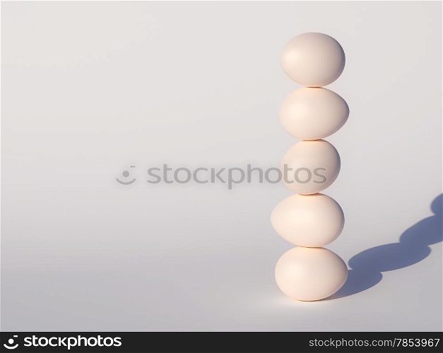 stability eggs construction in sunrays