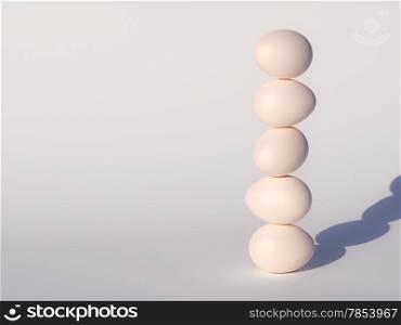 stability eggs construction in sunrays