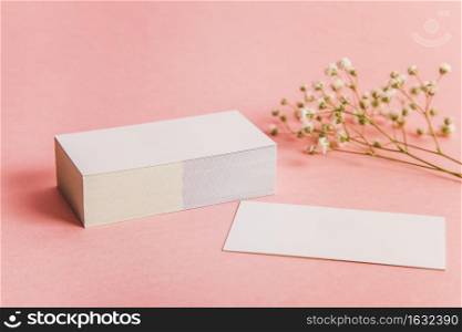 stack business cards branch