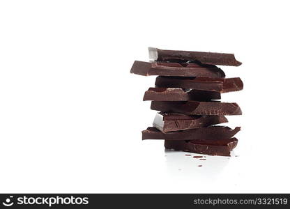 Stack of chocolate