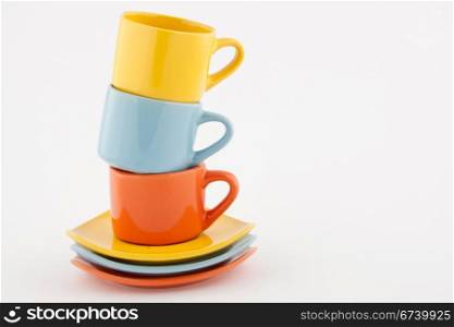 stack of coffe cups