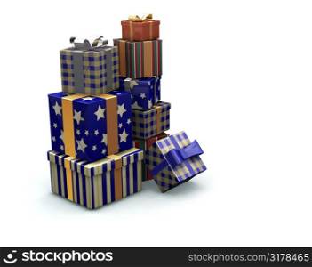 Stack of gifts