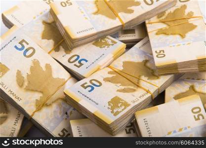 Stack of money in business concept