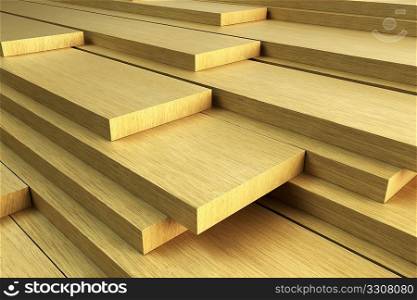 stack of planks