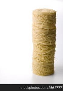 Stack of Vermicelli Pasta