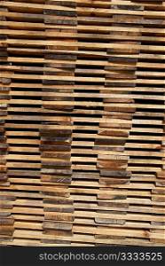 Stack of wooden boards can be used for background